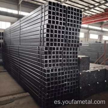 Tuberías de acero de carbono rectangular de acero dn20 de acero suave